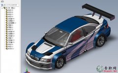 OƷw܇RBMW M3 GTRSģd_SolidWorksO(sh)Ӌ(j)_SLDASM/SLDPRTļd