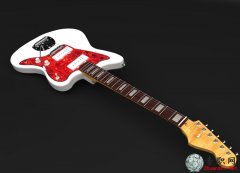 Fender jazzmaster늼3Dģ_InventorOӋ_ipt/iam/STL/STPԴļd