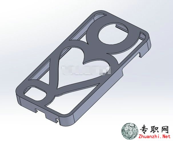 中興u795手機外殼3D模型