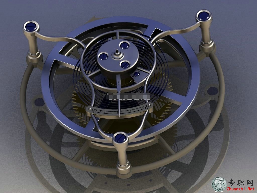 SolidWorks陀飛輪3D模型下載