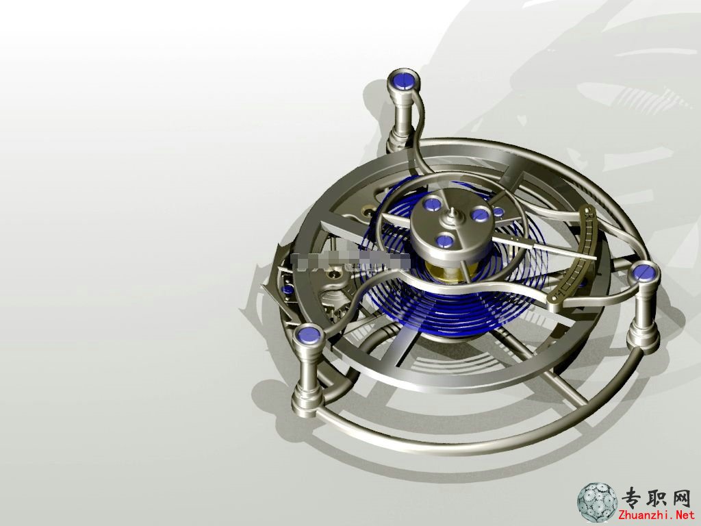 SolidWorks陀飛輪3D模型下載