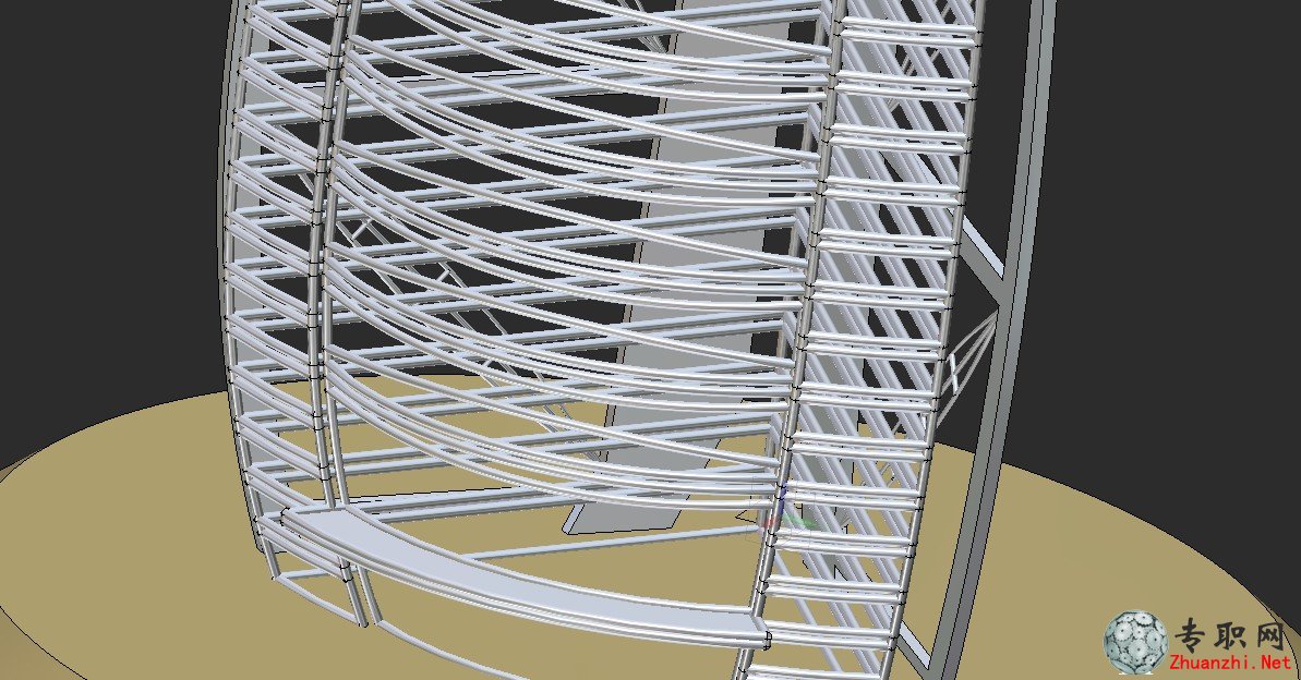 中望3D 鏤空迪拜酒店3D模型