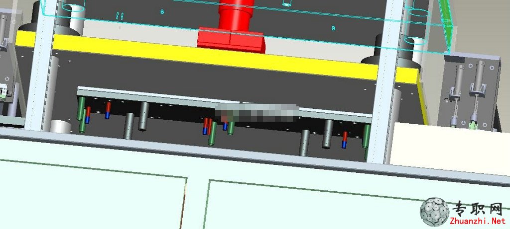 ProE 往復式鉚柱機3D模型