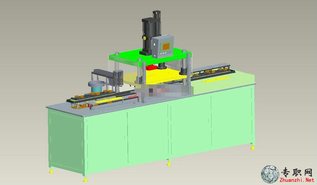 ProE 往復式鉚柱機3D模型