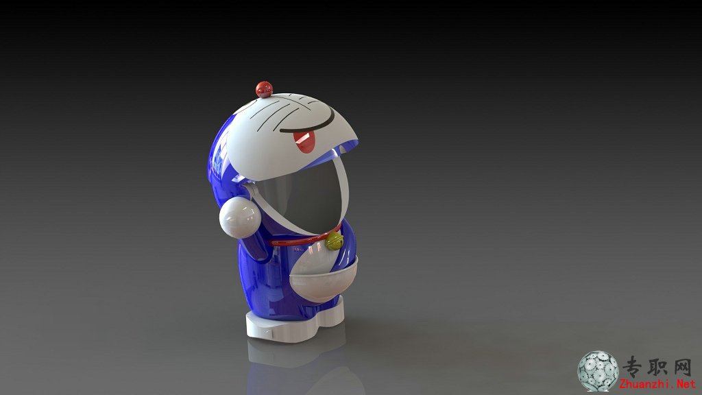 SolidWorks 哆啦A夢收納盒3D模型