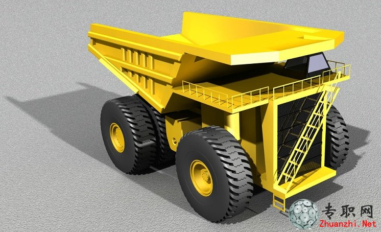 SolidWorks 超級礦用卡車CAT797 3D模型