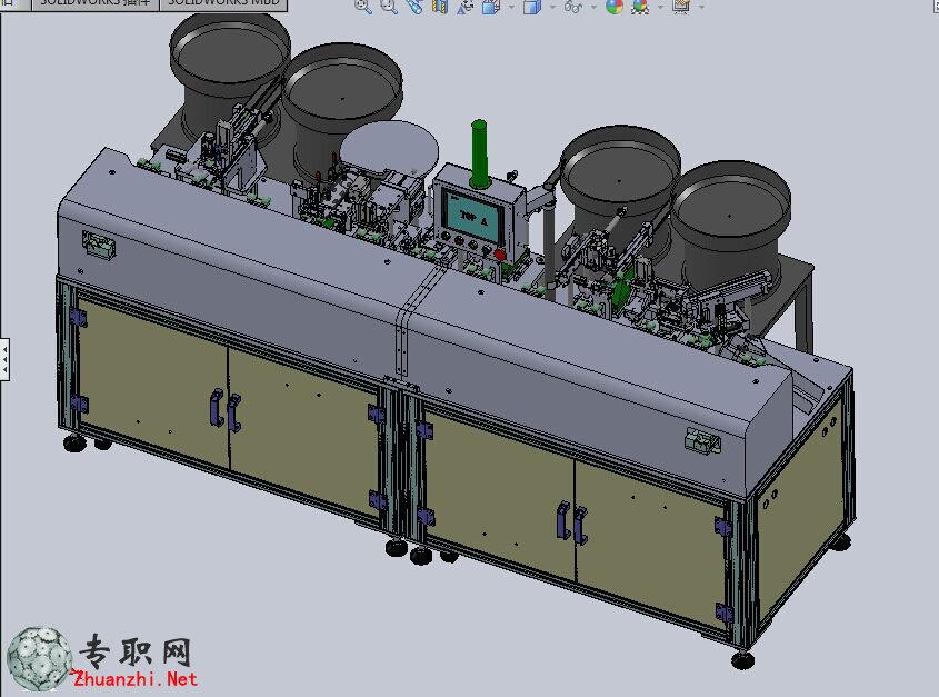 自動化連接器自動捏取骨架插針機3D模型