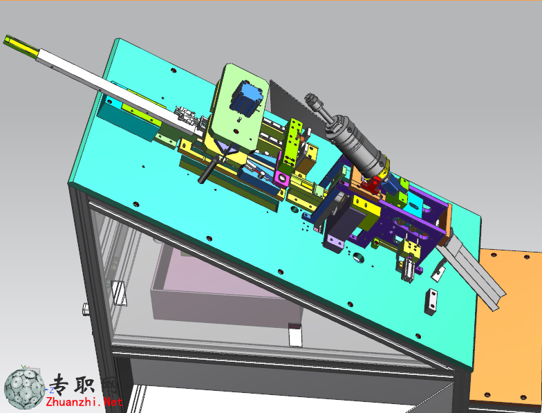 竹子切片機3D模型