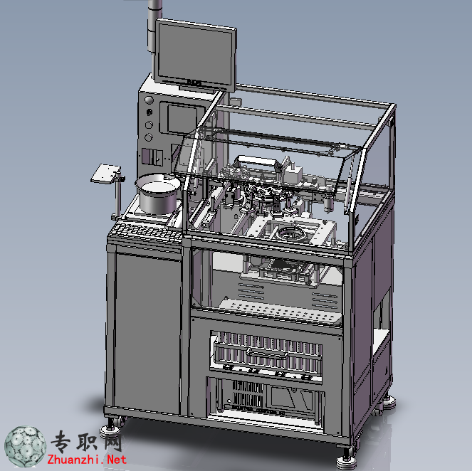 全自動LED分光機3D模型