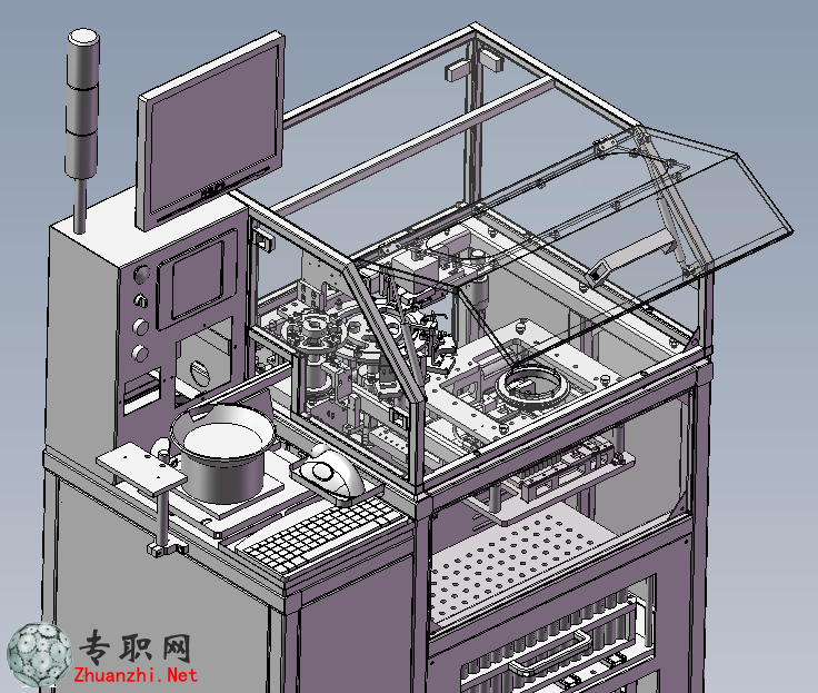 全自動LED分光機3D模型