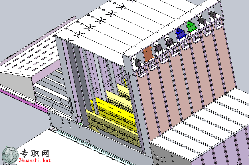 插件機自動給料機構3D模型
