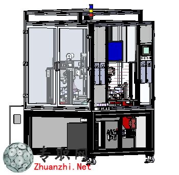非標(biāo)自動(dòng)化氣泵焊錫裝配線3D模型