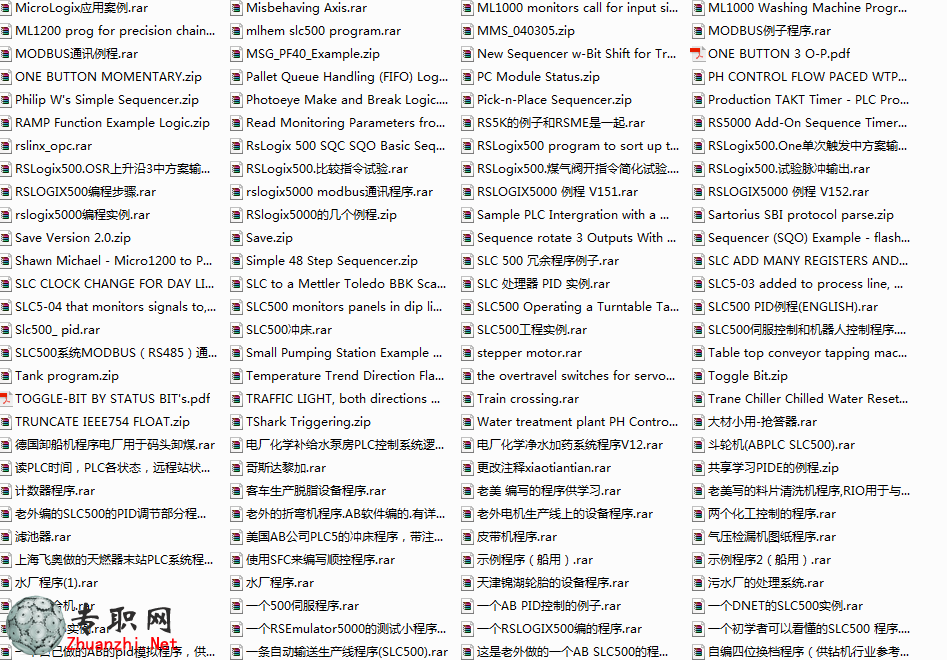 AB PLC例程589個_共3000套PLC程序實例下載
