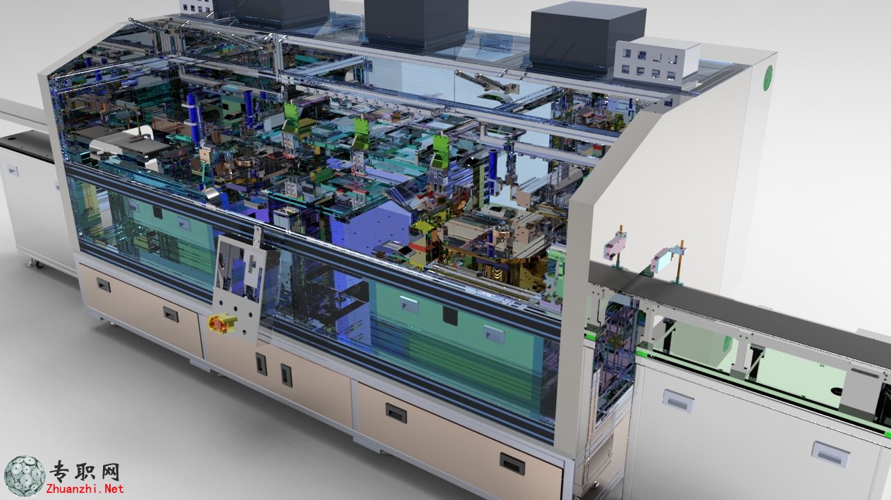 超完整詳細的點膠機設備 非標設備圖紙3D模型