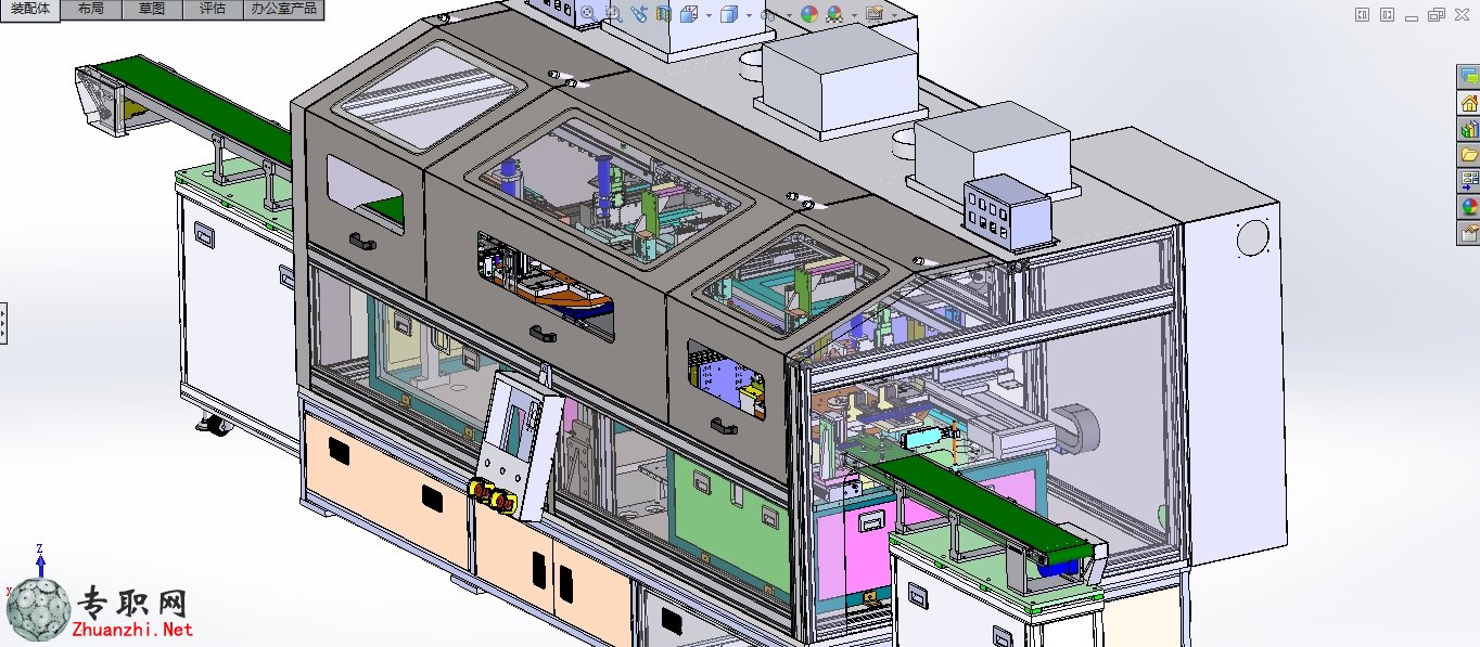 超完整詳細的點膠機設備 非標設備圖紙3D模型